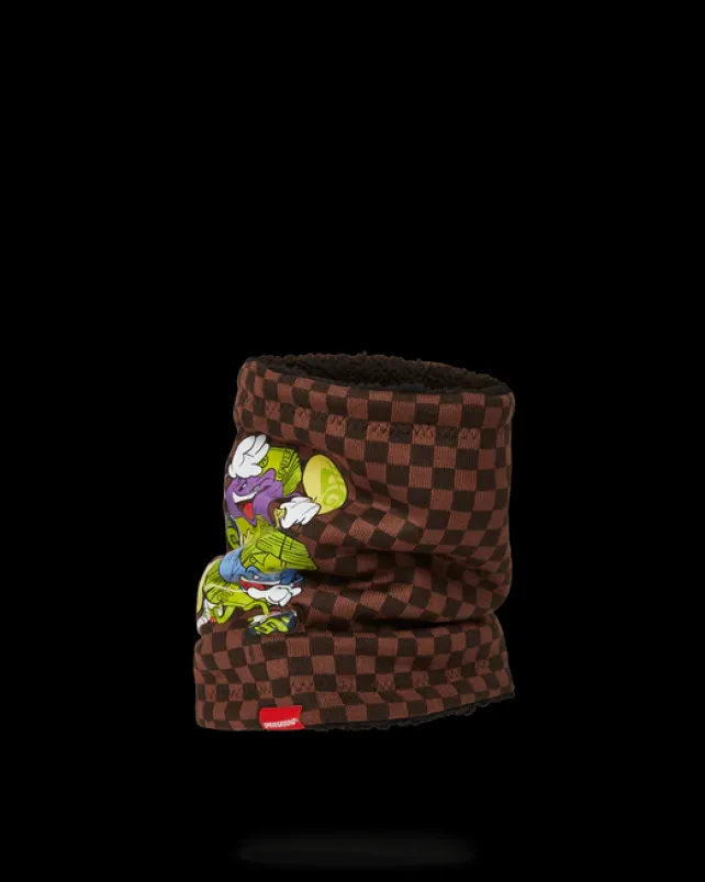 NECK WARMERS|COLD WEATHER GEAR>SPRAYGROUND CHASE BANK NECK WARMER