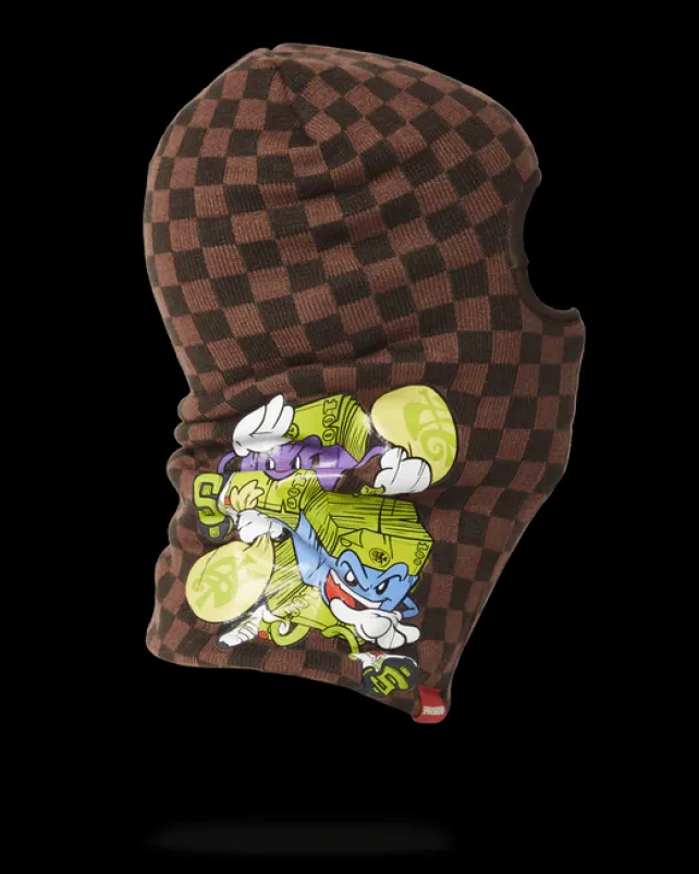 SKI MASKS|COLD WEATHER GEAR>SPRAYGROUND CHASE BANK SKI MASK