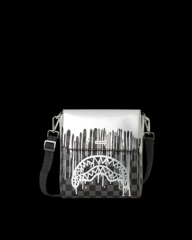 SLINGS|CROSSBODYS>SPRAYGROUND CHATEAU GHOST LARGE SLING CROSSBODY