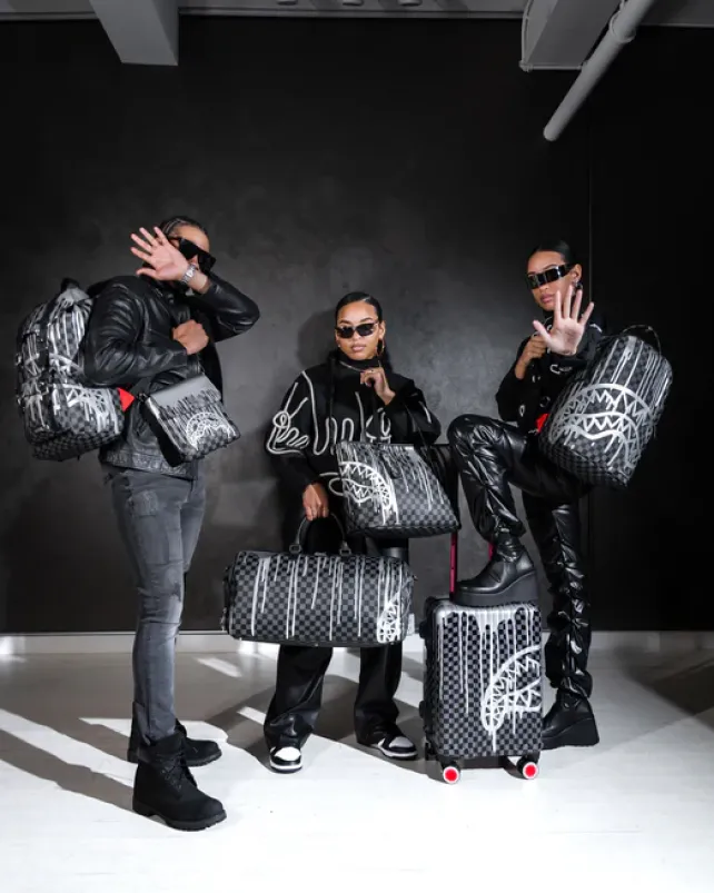 CARRY-ON LUGGAGE>SPRAYGROUND CHATEAU GHOST SHARKNAUTICS HARDSHELL CARRY-ON LUGGAGE