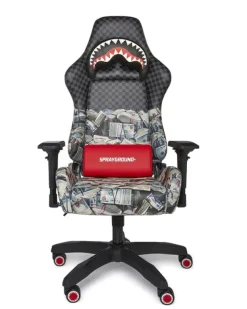 GAMING CHAIRS>SPRAYGROUND CHECK MONEY GAMING CHAIR - SUPER RARE