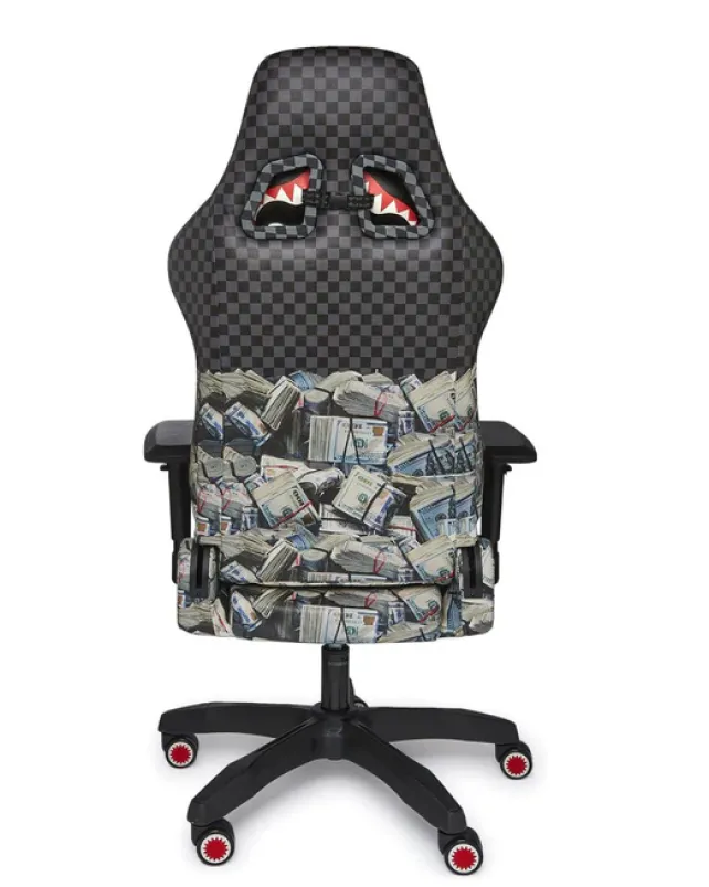 GAMING CHAIRS>SPRAYGROUND CHECK MONEY GAMING CHAIR - SUPER RARE