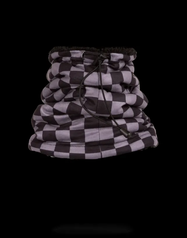 SKI MASKS>SPRAYGROUND CHECKERED SHARK NECK WARMER