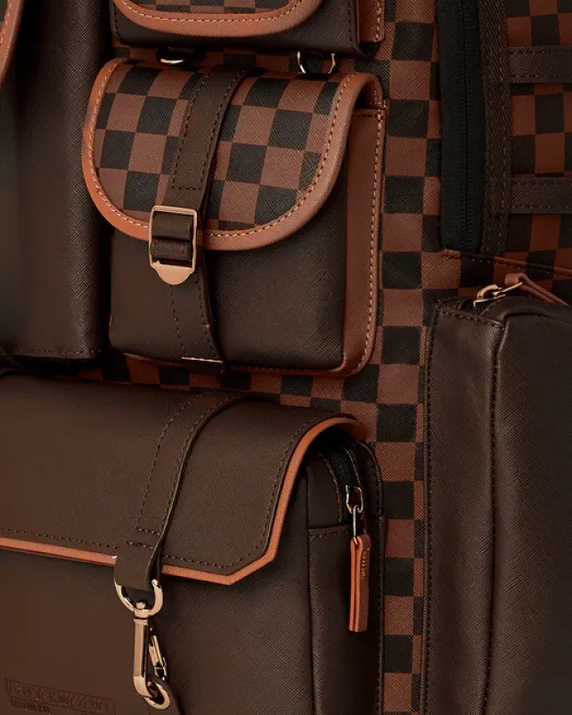 BACKPACKS>SPRAYGROUND CHECKMATE ROYALE BACKPACK (DLXV)