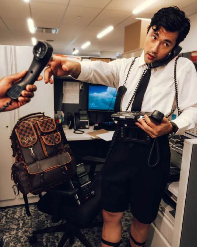 BACKPACKS>SPRAYGROUND CHECKMATE ROYALE BACKPACK (DLXV)