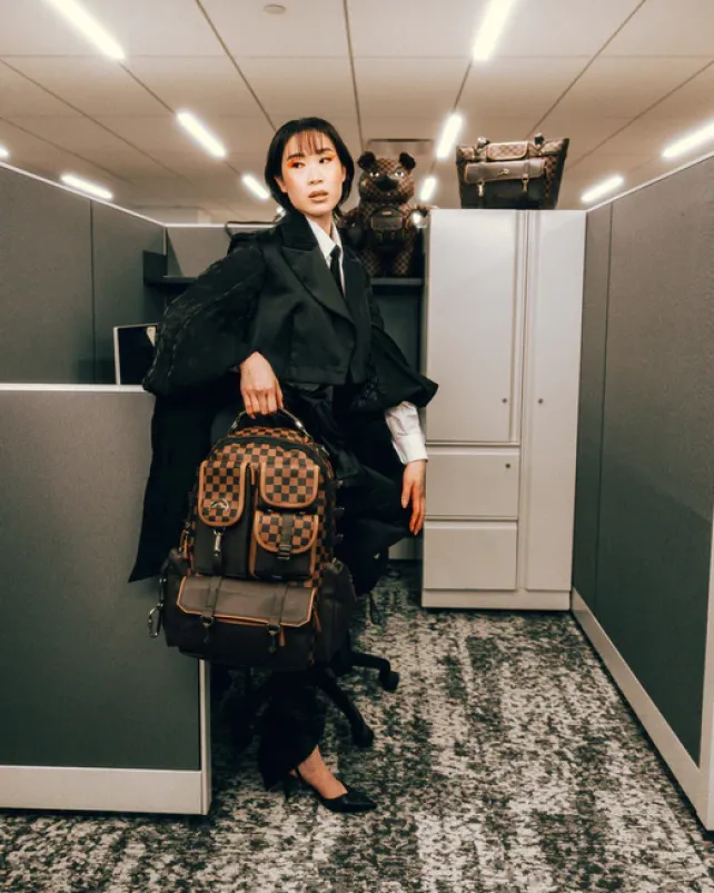 BACKPACKS>SPRAYGROUND CHECKMATE ROYALE BACKPACK (DLXV)