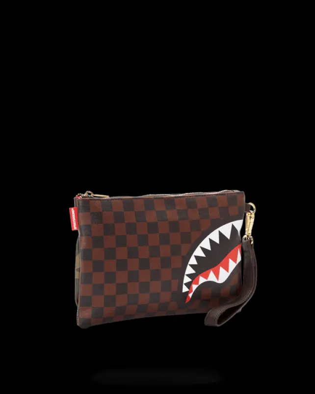 CROSSOVER CLUTCHES>SPRAYGROUND CHECKS IN CAMOFLAUGE CROSSOVER CLUTCH