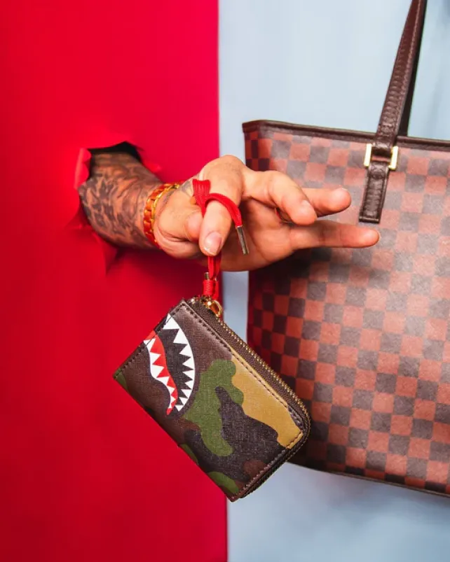 WALLETS>SPRAYGROUND CHECKS IN CAMOFLAUGE WALLET
