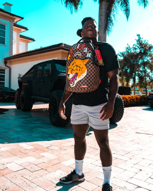 BACKPACKS>SPRAYGROUND CHEETAH SPEED SHARK BACKPACK (TYREEK HILL COLLAB)
