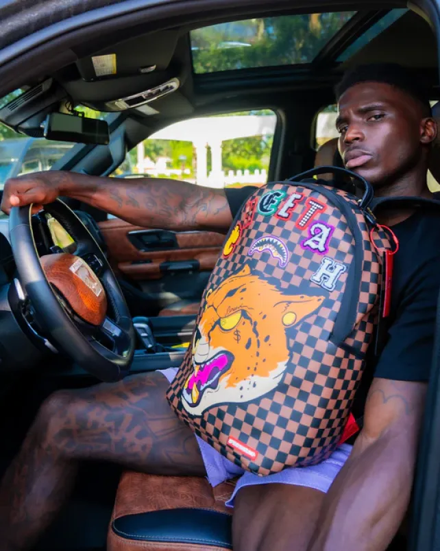 BACKPACKS>SPRAYGROUND CHEETAH SPEED SHARK BACKPACK (TYREEK HILL COLLAB)