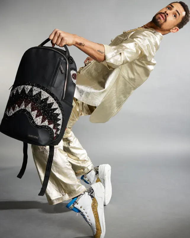 BACKPACKS>SPRAYGROUND CLEARCUT DLX BACKPACK (BLACK)
