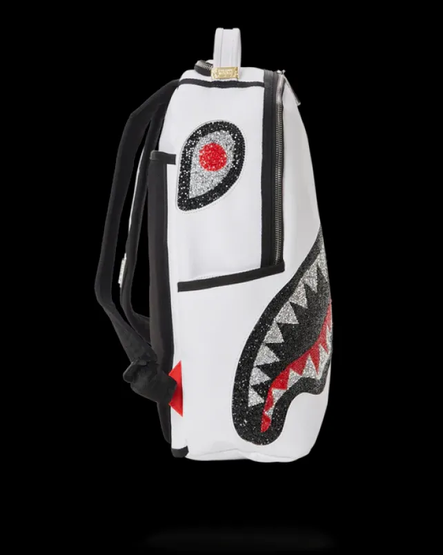 BACKPACKS>SPRAYGROUND CLEARCUT DLX BACKPACK (WHITE)