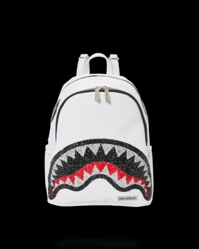 SAVAGES|BACKPACKS>SPRAYGROUND CLEARCUT SAVAGE BACKPACK (WHITE)