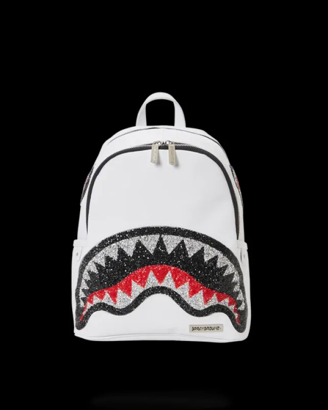 SAVAGES|BACKPACKS>SPRAYGROUND CLEARCUT SAVAGE BACKPACK (WHITE)