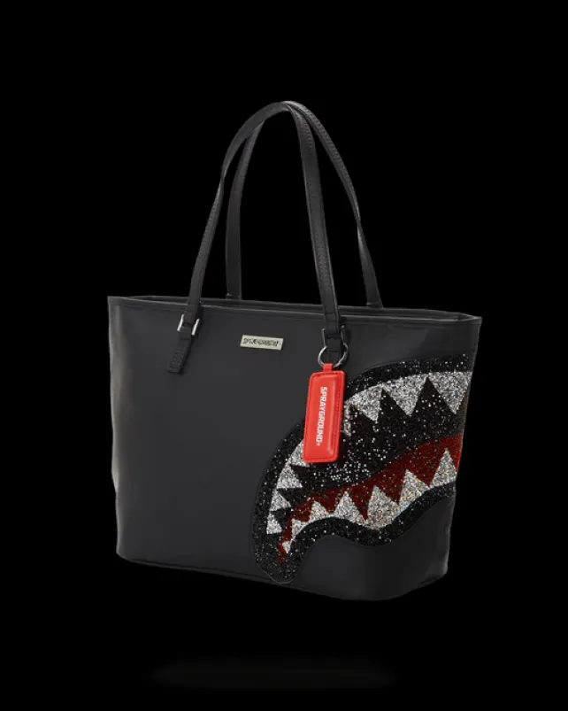 TOTES>SPRAYGROUND CLEARCUT TOTE (BLACK)
