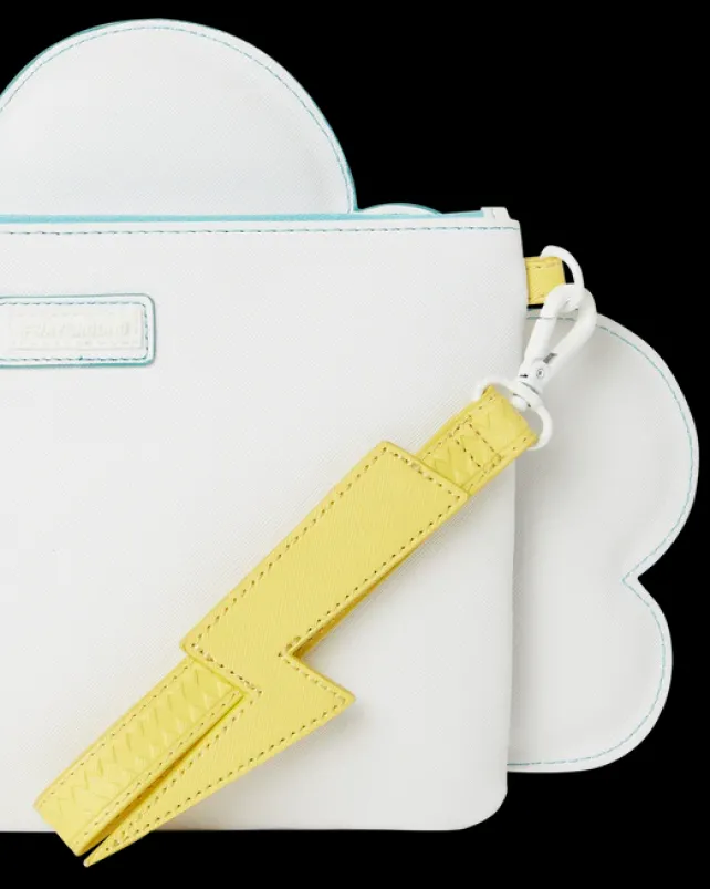 CROSSOVER CLUTCHES>SPRAYGROUND CLOUDY WITH A CHANCE OF SHARK CROSSOVER CLUTCH
