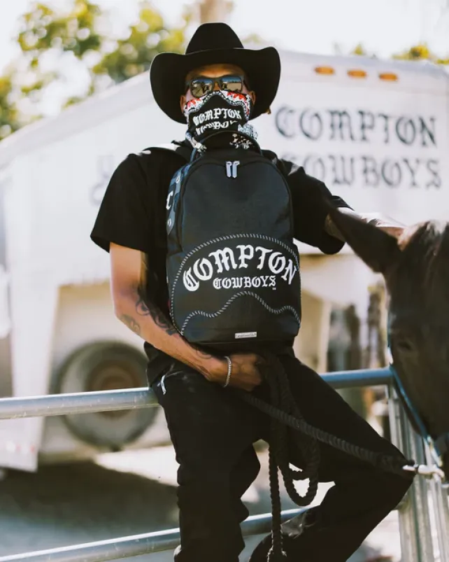 BACKPACKS>SPRAYGROUND COMPTON COWBOYS WELCOME TO MY CITY BACKPACK