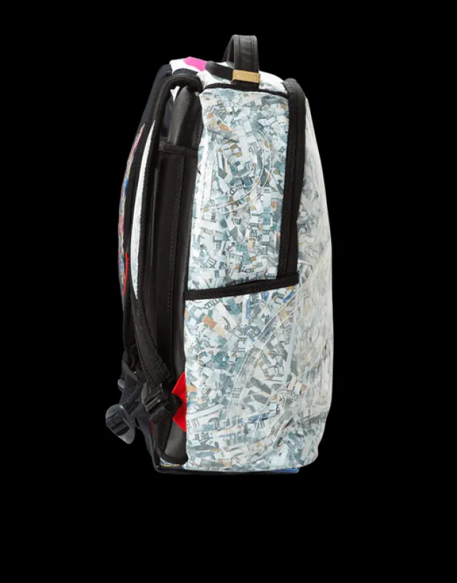 BACKPACKS>SPRAYGROUND COUNTERFEIT (VINYL SHREDDED MONEY)