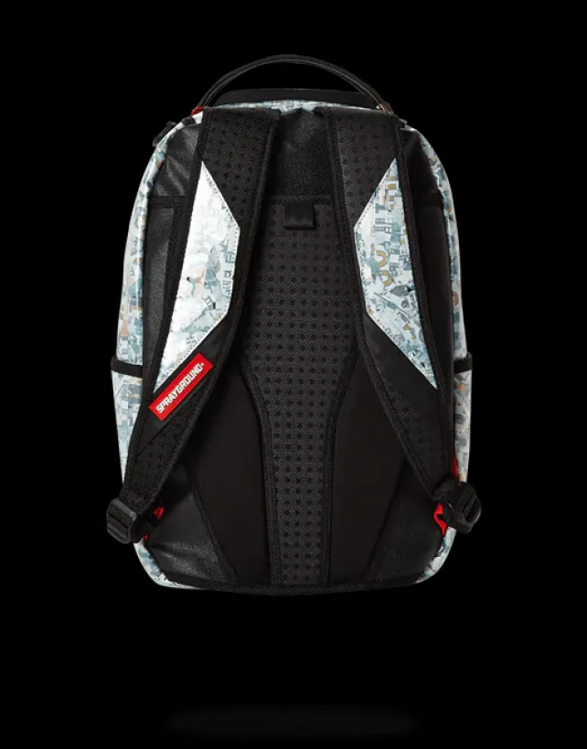 BACKPACKS>SPRAYGROUND COUNTERFEIT (VINYL SHREDDED MONEY)