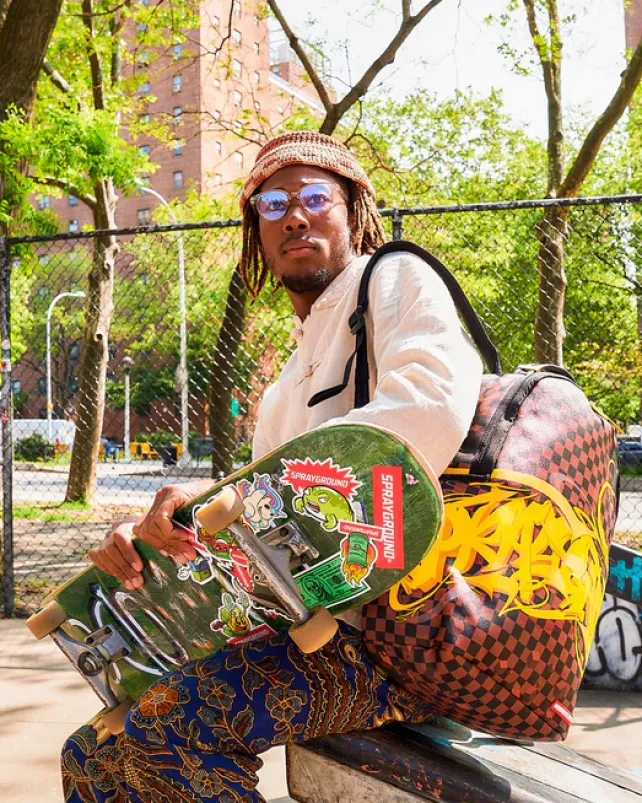 BACKPACKS>SPRAYGROUND 3D GRAFFITI BACKPACK (DLXV)