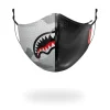 FACE MASKS>SPRAYGROUND DAMAGE CONTROL STASH POCKET VEGAN LEATHER FACE MASK