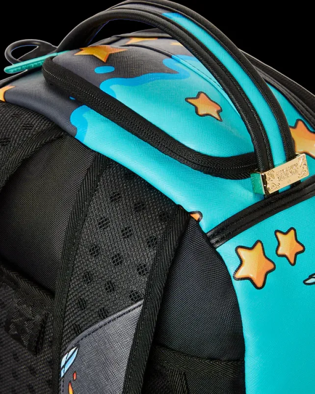 BACKPACKS>SPRAYGROUND DAZED u0026 SHARK DOUBLE LIFE (WITH REMOVABLE EYE PATCHES)