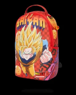BACKPACKS>SPRAYGROUND DBZ SUPER SAIYAN CHECK