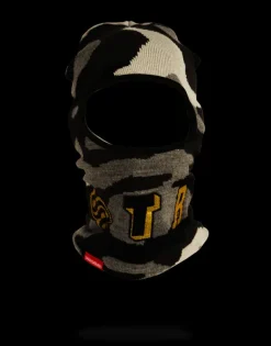SKI MASKS>SPRAYGROUND DESTROY SKI MASK (GOLD CAMO)