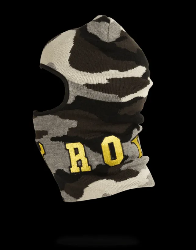 SKI MASKS>SPRAYGROUND DESTROY SKI MASK (GOLD CAMO)