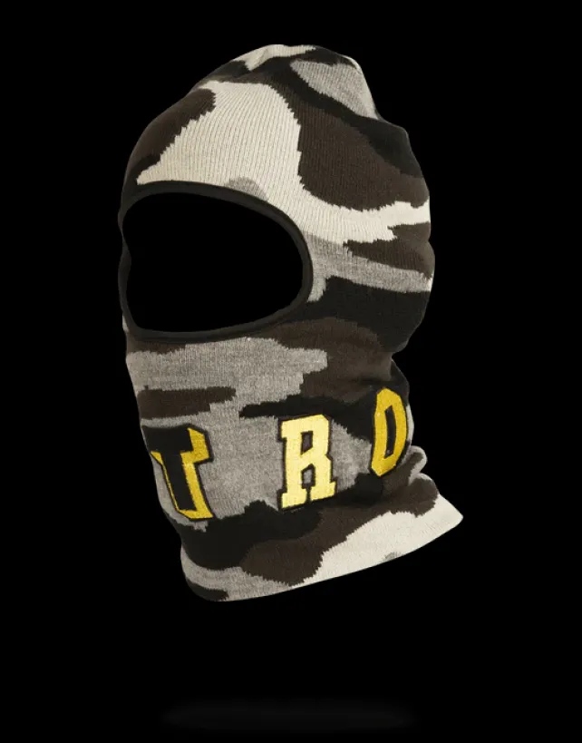 SKI MASKS>SPRAYGROUND DESTROY SKI MASK (GOLD CAMO)