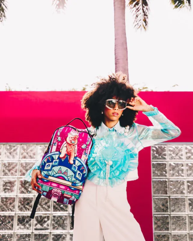 BACKPACKS>SPRAYGROUND DIABLO 24K MULTIVERSE BACKPACK