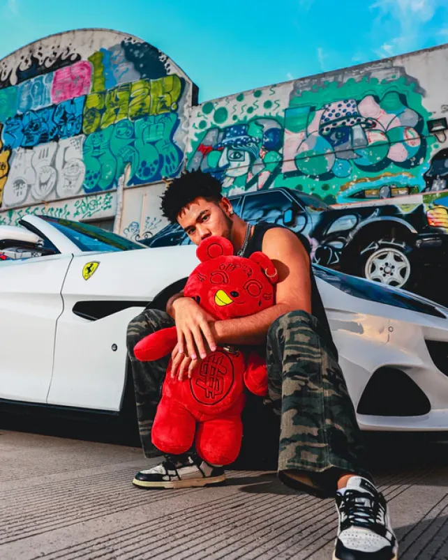 TEDDY BEAR BACKPACKS|BACKPACKS>SPRAYGROUND DIABLO PLUSH TEDDYBEAR BACKPACK