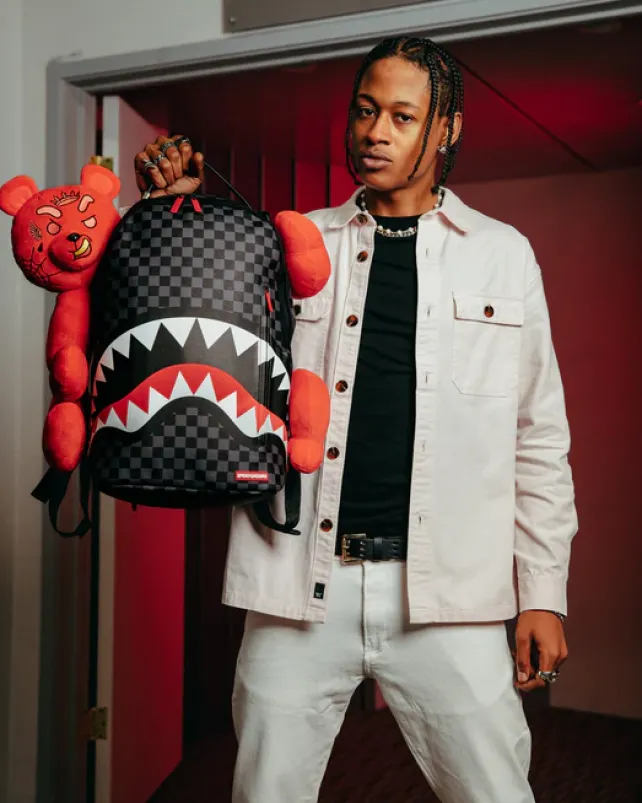 BACKPACKS>SPRAYGROUND DIABLO PLUSH WRAPAROUND BACKPACK (DLXV)