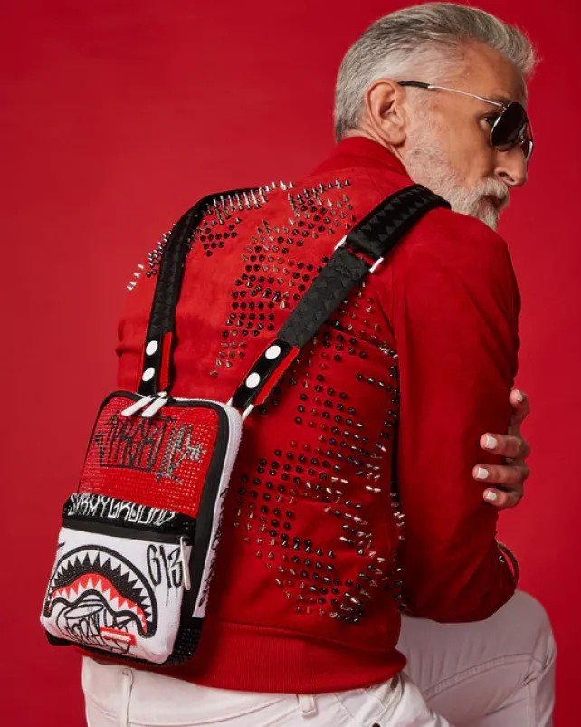SLINGS|CROSSBODYS>SPRAYGROUND DIAMOND DISTRICT MESSENGER SLING