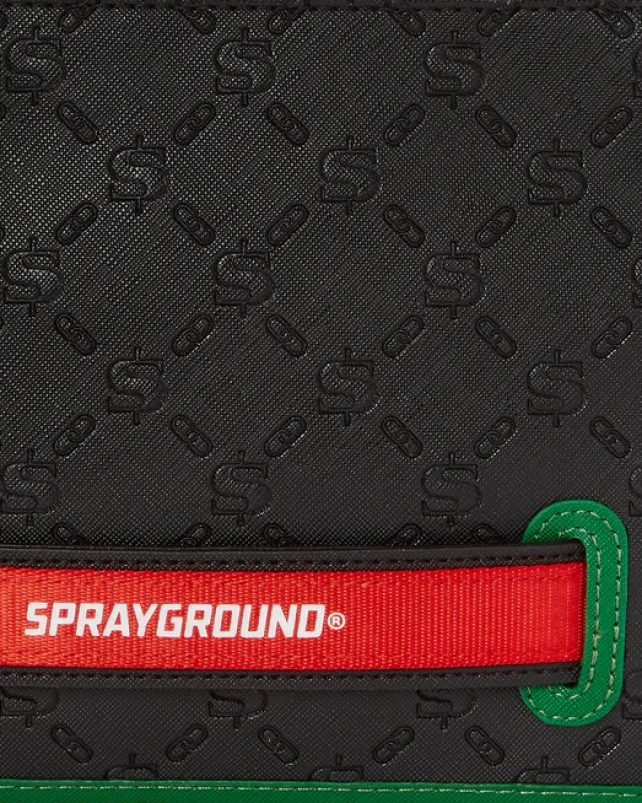 CROSSOVER CLUTCHES>SPRAYGROUND DINERO CROSSOVER CLUTCH