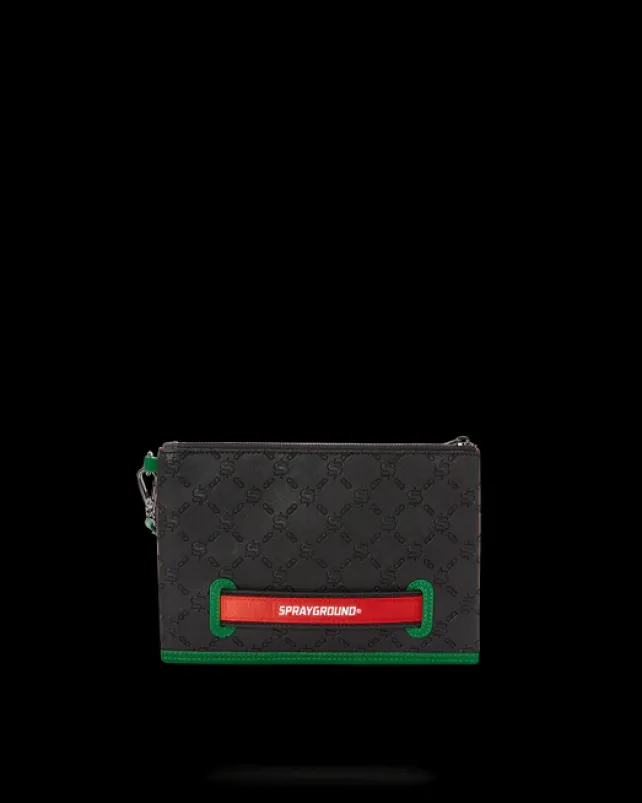 CROSSOVER CLUTCHES>SPRAYGROUND DINERO CROSSOVER CLUTCH