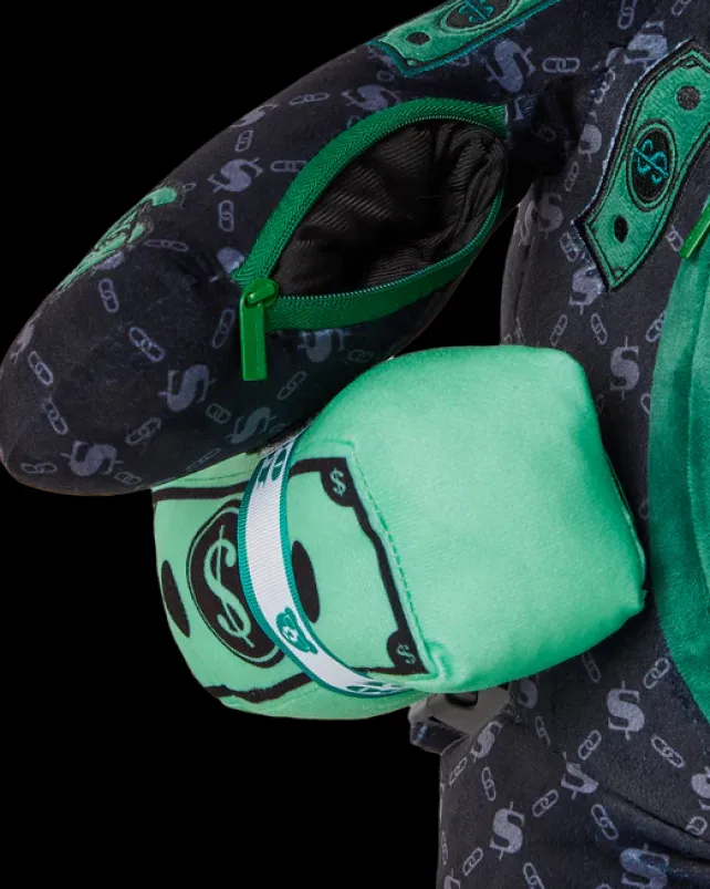 TEDDY BEAR BACKPACKS|BACKPACKS>SPRAYGROUND DINERO MONEYBEAR TEDDYBEAR BACKPACK