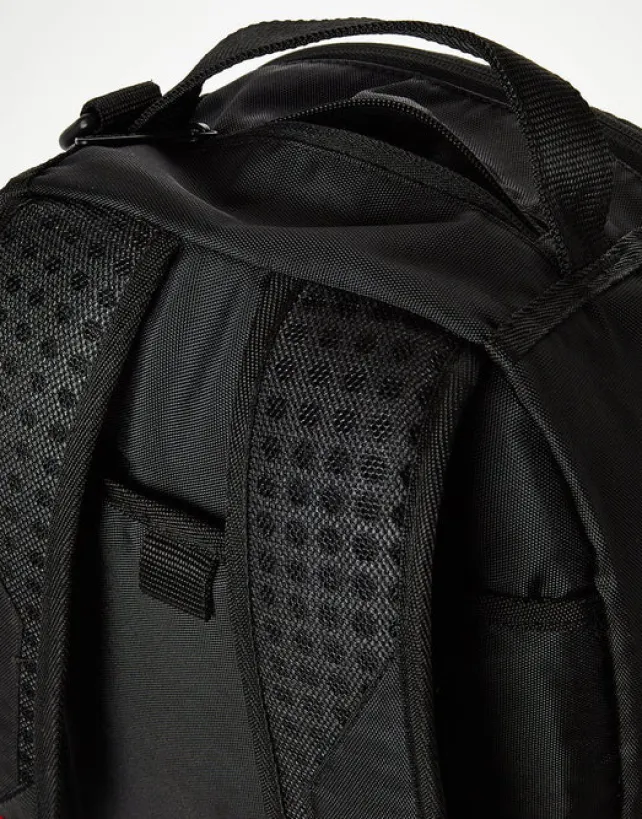 BACKPACKS>SPRAYGROUND DOUBLE CARGO SIDE SHARK (BLACK)