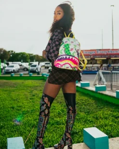 SAVAGES|BACKPACKS>SPRAYGROUND DREAMY TECHNICOLOR SAVAGE