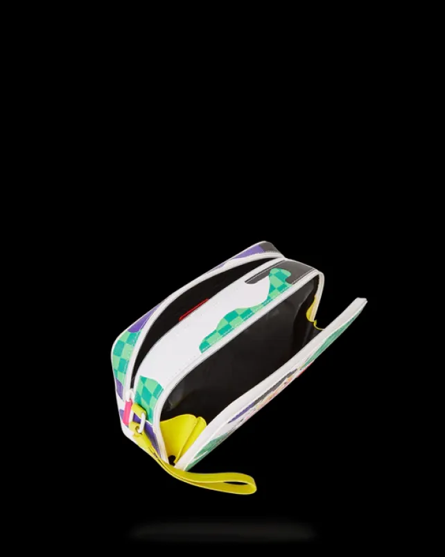 TOILETRIES AKA MONEY BAGS>SPRAYGROUND DREAMY TECHNICOLOR TOILETRY BAG