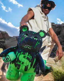 TEDDY BEAR BACKPACKS|BACKPACKS>SPRAYGROUND DRIP BEAR MONEYBEAR TEDDYBEAR BACKPACK
