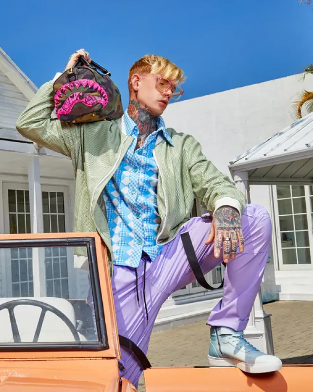 DUFFLES>SPRAYGROUND DROP ZONE MINI DUFFLE