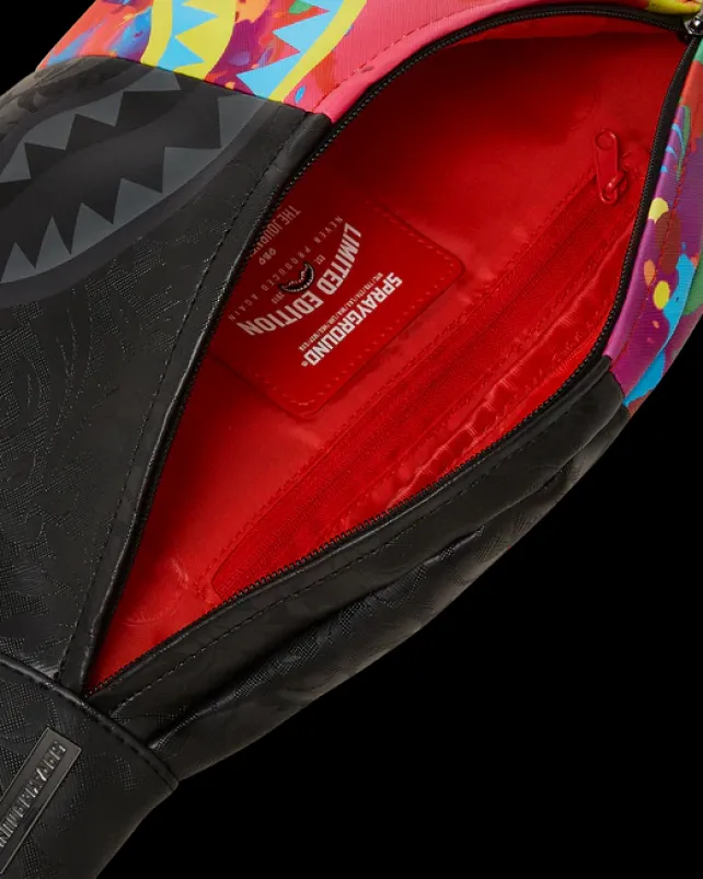 CROSSBODYS>SPRAYGROUND EUPHORIC DARKNESS SAVVY CROSSBODY