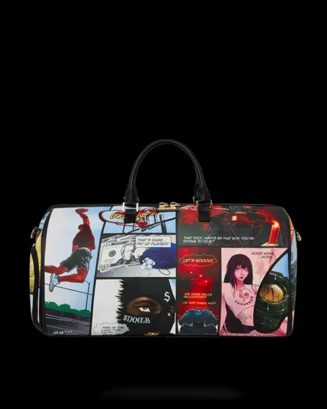 DUFFLES>SPRAYGROUND EVERYDAY'S A MOVIE DUFFLE
