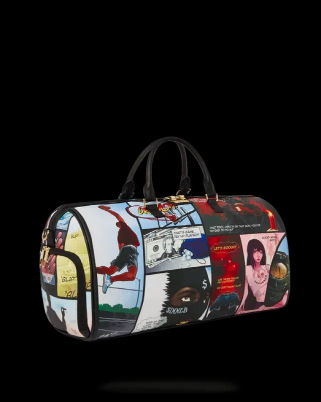 DUFFLES>SPRAYGROUND EVERYDAY'S A MOVIE DUFFLE