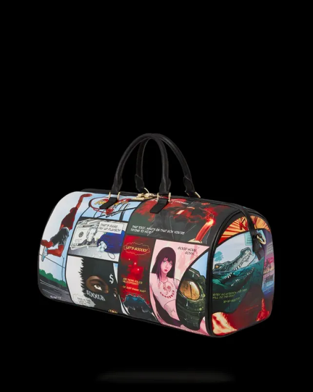DUFFLES>SPRAYGROUND EVERYDAY'S A MOVIE DUFFLE