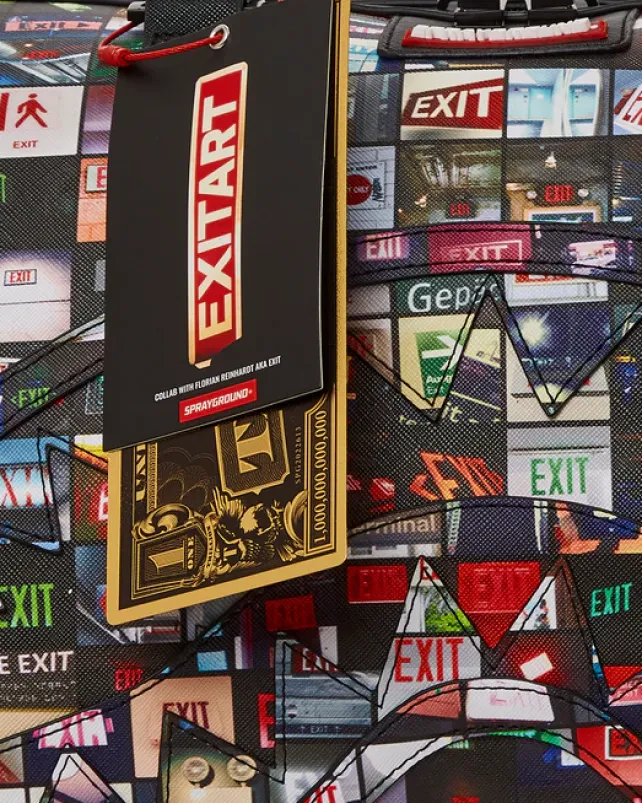DUFFLES>SPRAYGROUND EXIT ART COLLAB DUFFLE