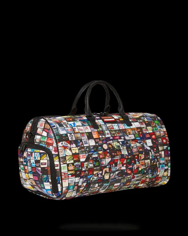 DUFFLES>SPRAYGROUND EXIT ART COLLAB DUFFLE