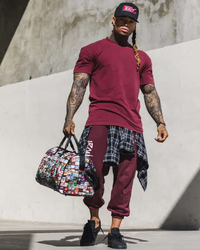 DUFFLES>SPRAYGROUND EXIT ART COLLAB DUFFLE