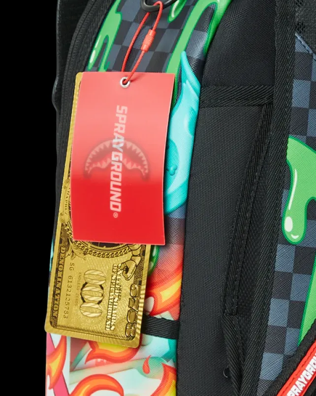 BACKPACKS>SPRAYGROUND EYEZ ON THE PRIZE BACKPACK (REMOVABLE VELCRO EYES)